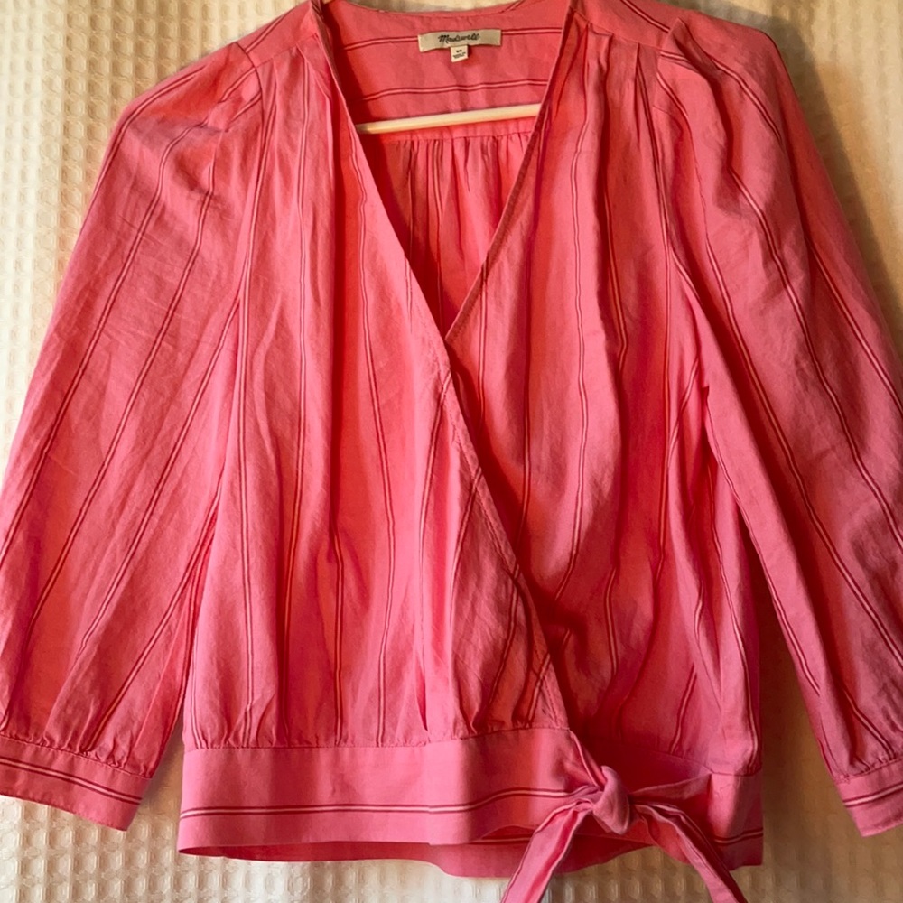 Madewell wrap top